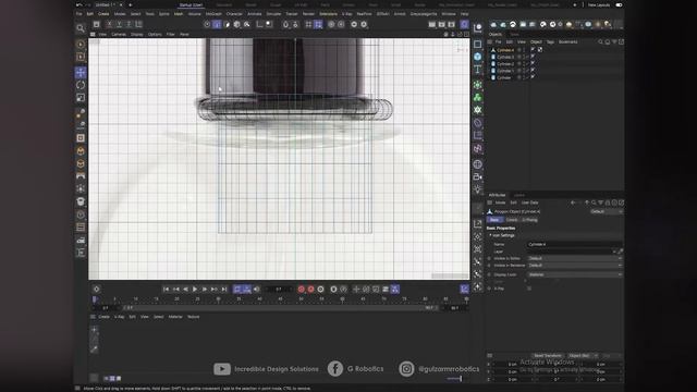 3d Perfume Bottle Modeling Process | Using Cinema 4d | No Commentary Video Learning Tutorial смотреть онлайн