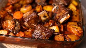 Вот как надо готовить рёбрышки! Рёбрышки в духовке. Рёбрышки, запеченные с овощами.