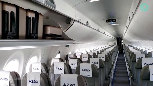 ICCJET: Airbus A220-300 Sale Today. Airbus A220-300 Cabin Tour. смотреть онлайн