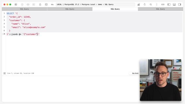 0102. JSON containment смотреть онлайн