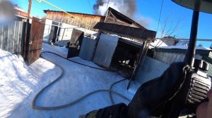 Пожар в цыганском поселке