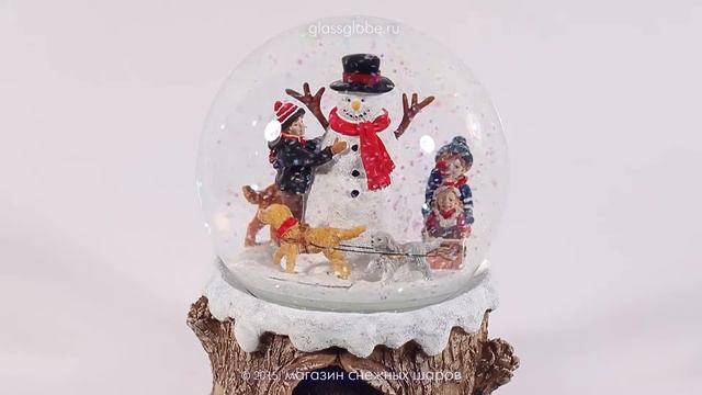 Музыкальный снежный шар "Зимний день" смотреть онлайн