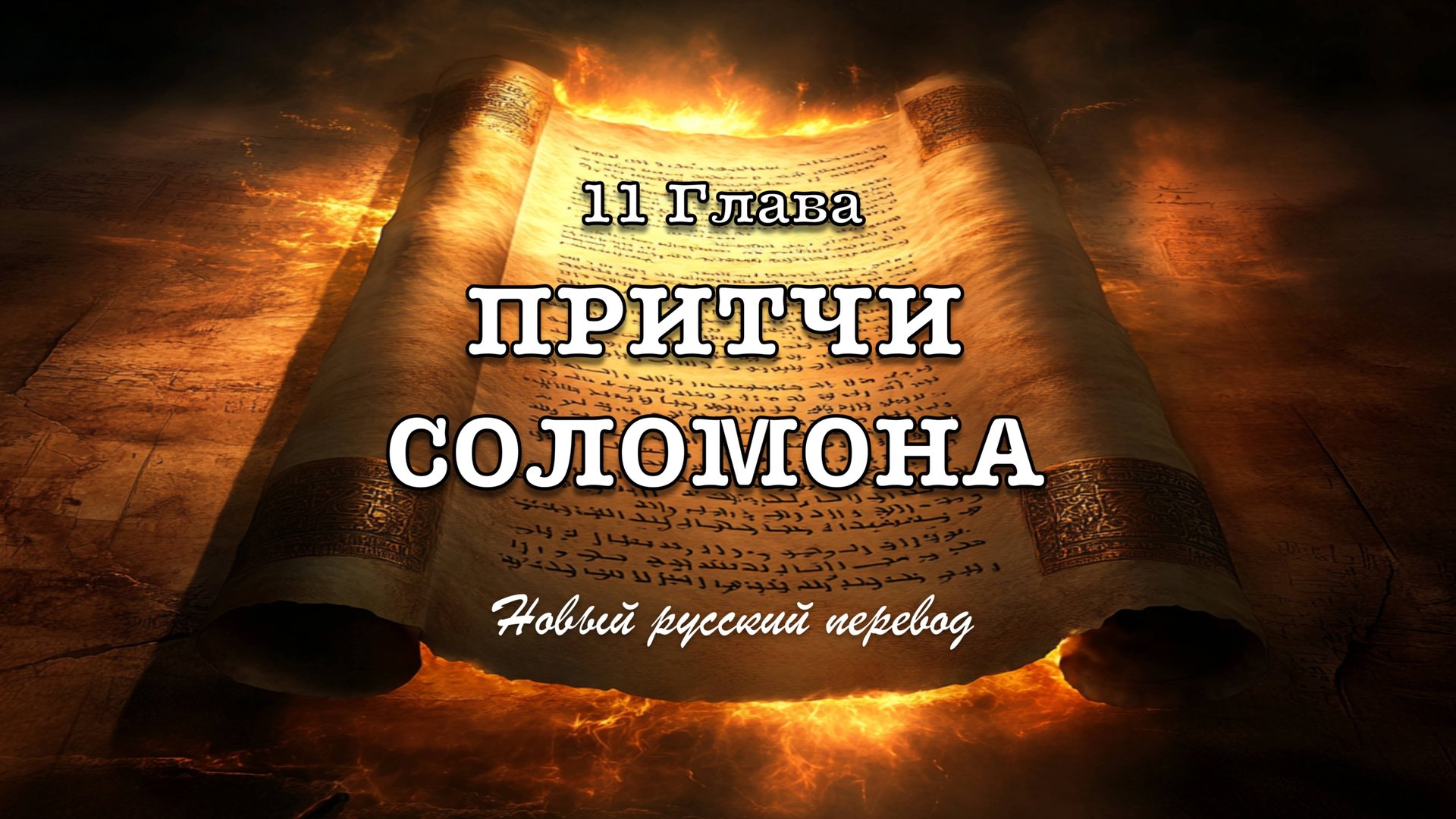11 ГЛАВА ПРИТЧИ СОЛОМОНА смотреть онлайн