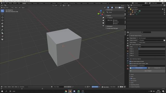 My Blender Add-on: Blender Project Starter (Free or Donate) смотреть онлайн
