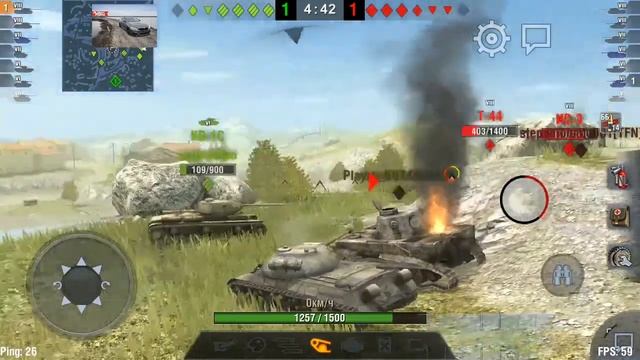 World Of Tanks победа!!!!!