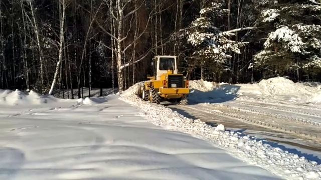 Свершилось!! На Раменскую трассу пришла техника/Чистим! смотреть онлайн