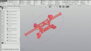 Создание уневерсальной рамы микродрона Микроб в Компас 3д