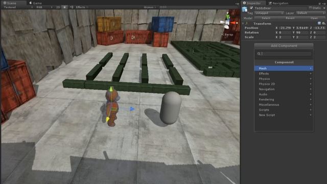 NavMesh Obstacles - Unity Official Tutorials