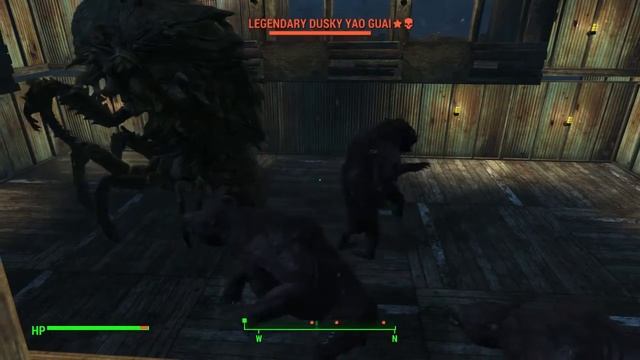 [Fallout 4] Red Rocket Arena - 3 Legendary Dusky Yao Guai VS Mirelurk Queen смотреть онлайн