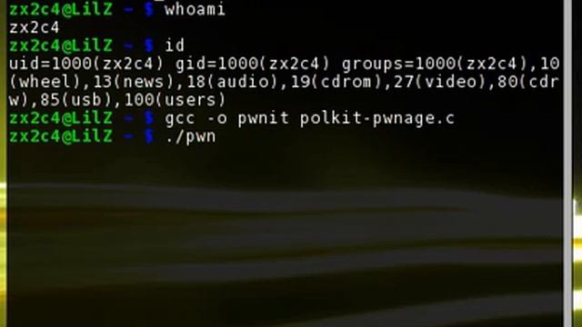 PolicyKit Pwnage смотреть онлайн