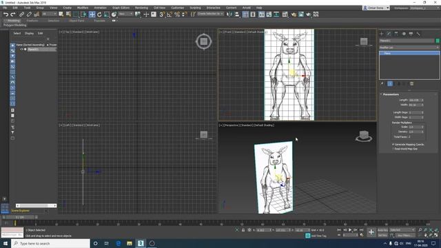 How To Setup Reference images in 3DsMax Top Front Side Images Simple way to Setup Character Images смотреть онлайн