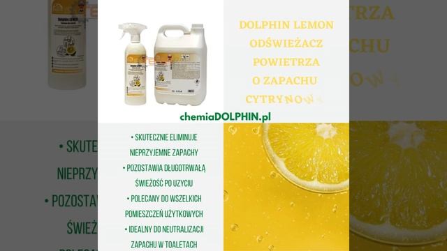 DOLPHIN LEMON - profesjonalny odświeżacz powietrza o zapachu cytryny смотреть онлайн