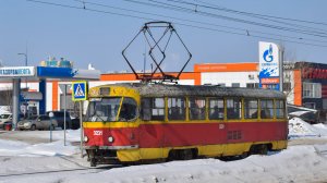 Трамвай Tatra T3SU-3231. Покатушки по Барнаулу.