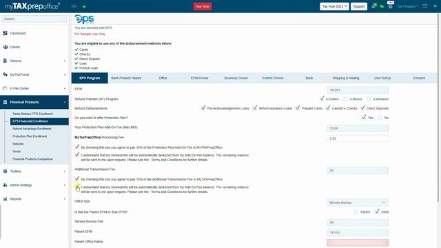 Tax Year 2023 EPS ERO Enrollment смотреть онлайн