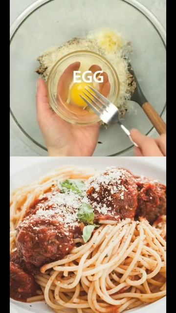 Egg Roll And Meatball #shorts #recipe