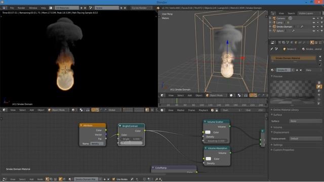 Blender 2.71 Feature Preview: Smoke And Fire In Cycles