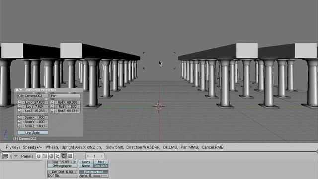 Blender Flymode: track in and out смотреть онлайн