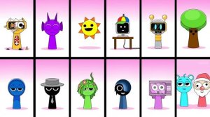 Спрунки OC - Игра в кальмара!  Мруна и Вирум, а также Мили и ГФ, этап 2 против этапа 3 против этапа