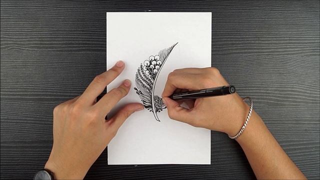How To Draw Beautiful Leaf Step By Step || Leaf Doodle Art || Leaves Drawing Easy || Mandala Art смотреть онлайн