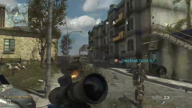 Call of duty | MW3 | 360 Cross map Trowing Knife| zX H o w e s Xz смотреть онлайн