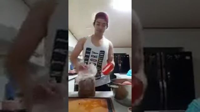 [030817] Taecyeon's Cooking Periscope Part 3