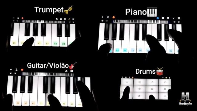GTA San Andreas Theme Song (Piano Tutorial) EASY Piano Mobile Perfect Piano GTA San Piano & Drummin смотреть онлайн