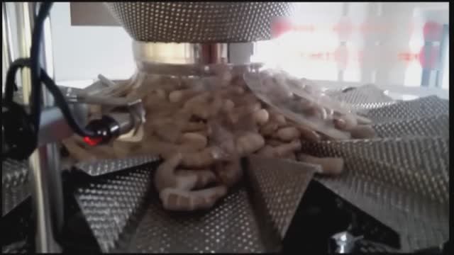 Упаковка креветок. Линия с мультиголовочным дозатором МГ-10 смотреть онлайн