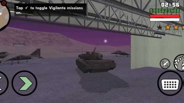 police car enter army base/GTA SA gameplay for Android. смотреть онлайн