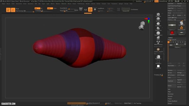 Introduction To Zbrush 09 - Working With ZSpheres