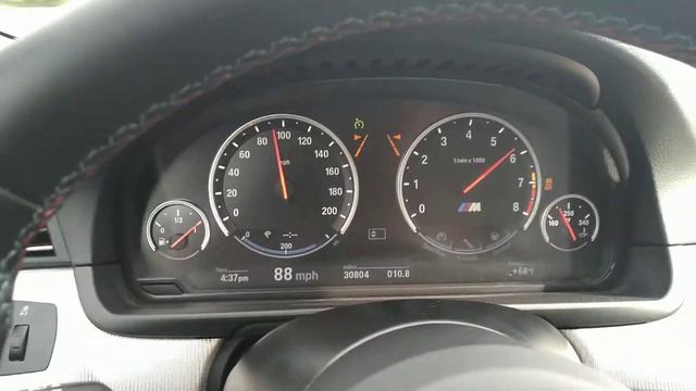F10 M5 6MT acceleration 80-110mph смотреть онлайн