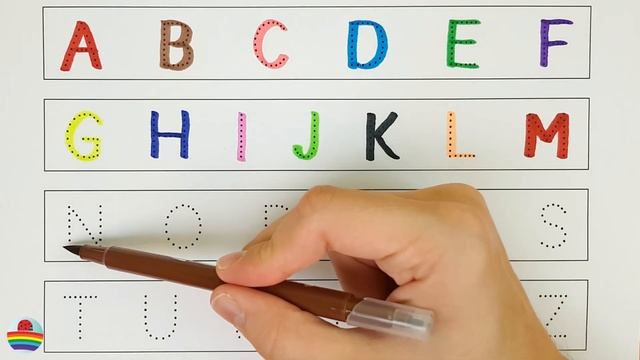 English Alphabet In Colors With Funny Illustrations