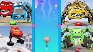 🆚 Паук Томас 🆚 Пожиратель автобусов 🆚 Пожиратель грузовиков - Вращение