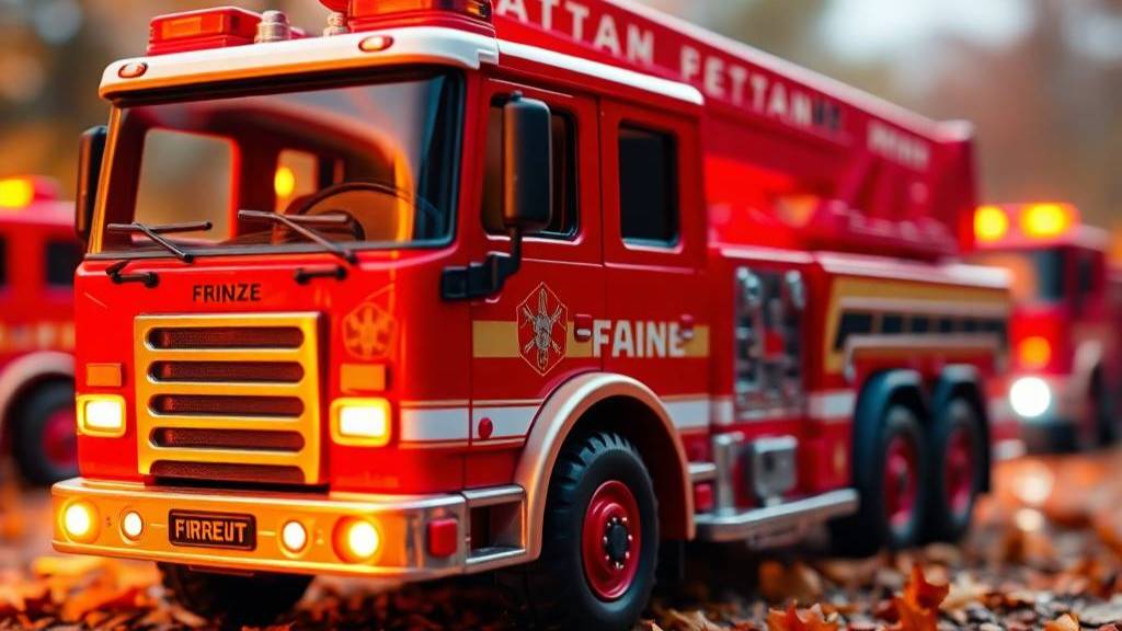 Мир мини-строительства: Пажарные машины тушат пожар смотреть онлайн