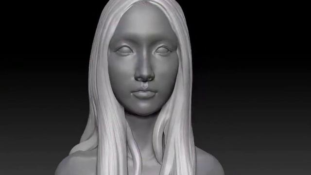 ZBrush Female Head смотреть онлайн