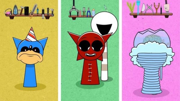 СПРУНКИ Sonic exe - Мруна и Вирум -  Инседабокс Спрунки