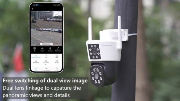 Vstarcam C662DR - Protect what matters most with our dual-lens security camera! 🏡