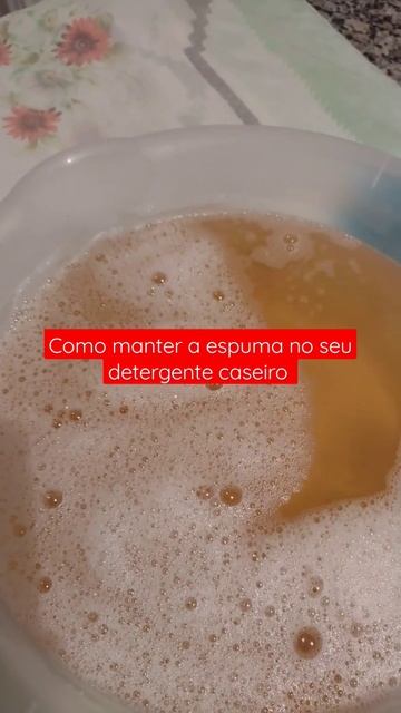 #shorts Como manter a espuma no seu detergente caseiro e como deixar transparente смотреть онлайн