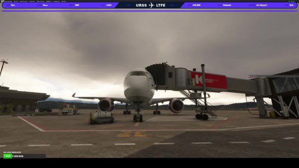 MSFS 2020, GSX, A350 iniBuilds, AFL005, Vatsim, Sochi(URSS) - Milas(LTFE)