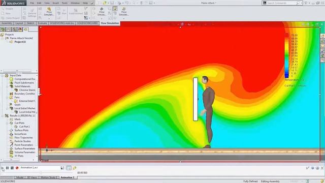 Solid Solutions - SOLIDWORKS Flow Simulation - Drachenflammen смотреть онлайн