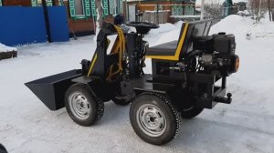 Минипогрузчик самодельный (2)