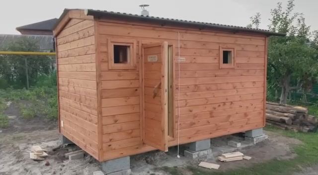 Баня "Каркасная" перевозная 4 метра купить в Балахне. смотреть онлайн