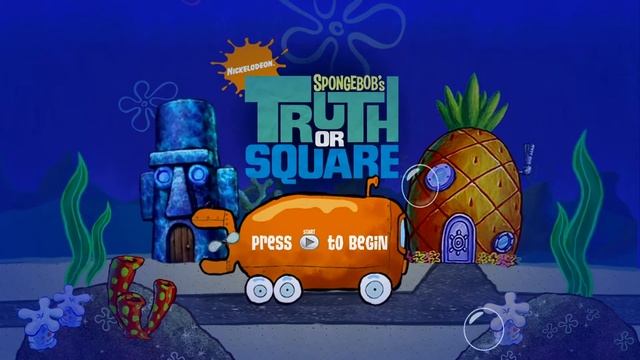 SpongeBob's Truth or Square Title Screen (Xbox 360, Wii, PSP) смотреть онлайн
