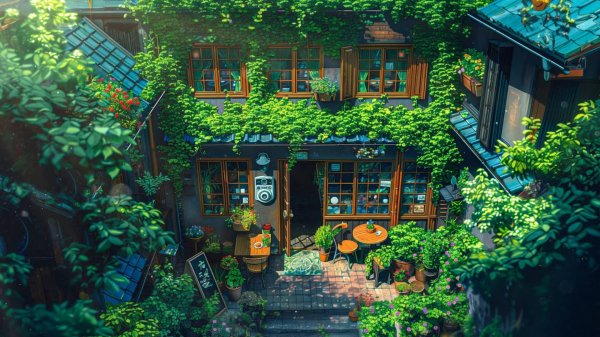 Ghibli Coffee Shop ☕️ | Lofi Songs |study, relax, chillout