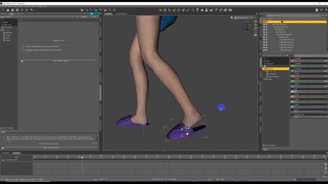 Сложная симуляция одежды в движении Clo3D+Daz3D смотреть онлайн