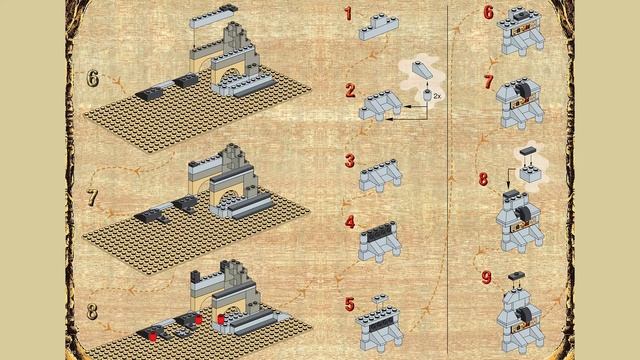 LEGO Instruction | MUMMY'S TOMB 5958 | Booklet