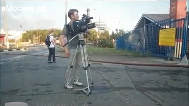 В Москве горел "Каширский двор-3" смотреть онлайн