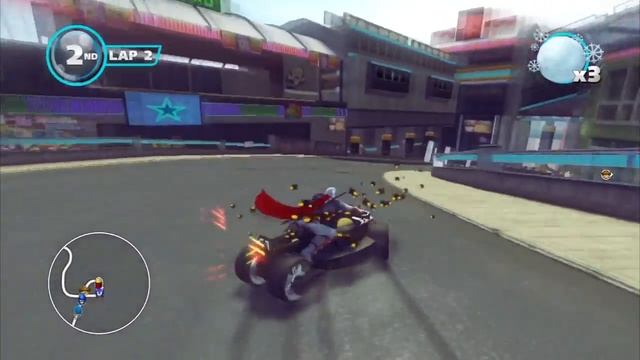 Sonic & All-Stars Racing Transformed (360) - Online Match #63: Shibuya Downtown (Race) смотреть онлайн