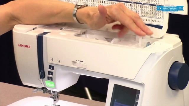 How to Thread the Janome Skyline S7 Sewing & Quilting Machine смотреть онлайн