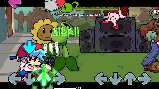 FRIDAY NIGHT FUNKIN' - VS. PVZ 2 Funkin' Mod + (Plants VS. Zombies) - FNF Mod смотреть онлайн