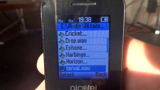 Alcatel 2000X Ringtones On Alcatel 1054D